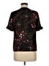 CeCe Floral Black Short Sleeve Blouse Size M (petite) - photo 2