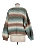 She + Sky Color Block Teal Pullover Sweater Size M - photo 2