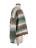 She + Sky Color Block Teal Pullover Sweater Size M - photo 4