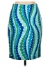Talbots Print Blue Casual Skirt Size 2 Petite - photo 1