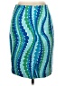 Talbots Print Blue Casual Skirt Size 2 Petite - photo 2