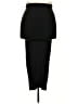 Yitty Solid Black Casual Skirt Size 3X - photo 1