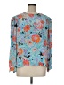 Michelle Stuart Blue Long Sleeve Blouse Size 8 - photo 1
