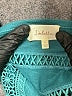 Deletta Teal Long Sleeve Top Size S - photo 7