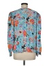 Michelle Stuart Blue Long Sleeve Blouse Size 8 - photo 2