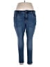 Time and Tru Solid Blue Jeans Size 14 Petite - photo 1