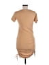 Forever 21 Solid Tan Casual Dress Size M - photo 2