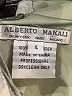 Alberto Makali 100% Polyester Paisley Silver Gray Cocktail Dress Size 4 - photo 4