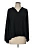 Ann Taylor LOFT Black Long Sleeve Blouse Size L - photo 1