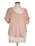 Heartloom 100% Polyester Pink Short Sleeve Top Size L - photo 1