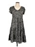 Max Studio Paisley Gray Casual Dress Size L - photo 1