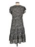 Max Studio Paisley Gray Casual Dress Size L - photo 2