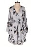 ASTR The Label 100% Polyester Print Gray Romper Size XS - photo 1