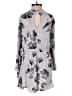 ASTR The Label 100% Polyester Print Gray Romper Size XS - photo 2