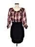 Bebe Plaid Black Cocktail Dress Size M - photo 2