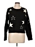 Madden Girl Stars Black Pullover Sweater Size L - photo 1