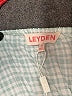 Leyden 100% Polyester Checkered-gingham Teal Casual Dress Size M - photo 7