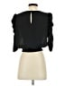 Express 100% Polyester Black 3/4 Sleeve Blouse Size S - photo 2