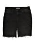 True Craft Black Denim Shorts Size 7 - photo 1