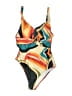 Unbranded Graphic Yellow One Piece Swimsuit Size L - photo 1