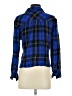 Rails 100% Rayon Plaid Blue Long Sleeve Button-Down Shirt Size S - photo 2