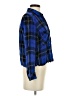 Rails 100% Rayon Plaid Blue Long Sleeve Button-Down Shirt Size S - photo 4