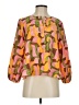 J. McLaughlin Orange 3/4 Sleeve Blouse Size XS - photo 1