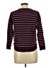 Pink Clover Stripes Burgundy Pullover Sweater Size L (petite) - photo 2