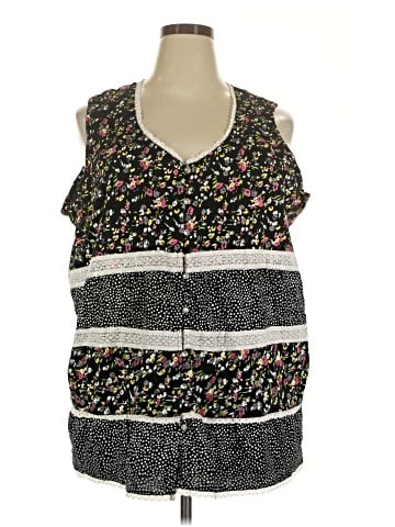 Denim 24/7 Sleeveless Blouse (view 1)
