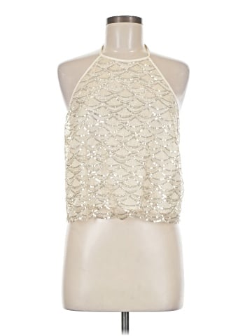Flat White Sleeveless Blouse (view 1)