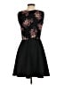 Francesca's Floral Black Cocktail Dress Size S - photo 2