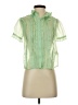 J.Crew Green Short Sleeve Blouse Size 00 - photo 1