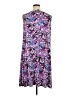George Paisley Purple Casual Dress Size XL - photo 2