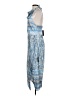 Lulus 100% Polyester Paisley Blue Cocktail Dress Size L - photo 5