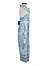 Lulus 100% Polyester Paisley Blue Cocktail Dress Size L - photo 4