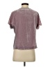 Kensie Metallic Purple Short Sleeve Top Size S - photo 2