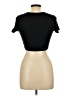 Shein Black Short Sleeve Top Size L - photo 2