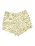 Equipment 100% Silk Print Yellow Shorts Size M - photo 2