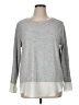 Ann Taylor LOFT Gray Long Sleeve Top Size XL - photo 1