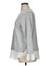 Ann Taylor LOFT Gray Long Sleeve Top Size XL - photo 5