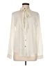 Ann Taylor 100% Polyester Ivory Long Sleeve Blouse Size M - photo 1