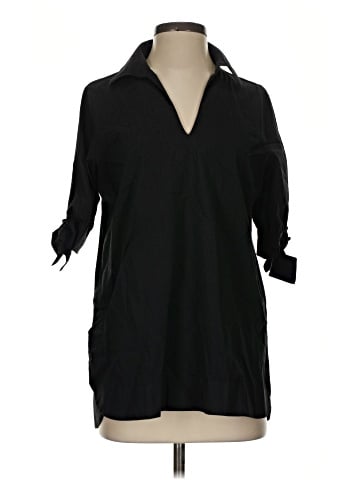 Foxcroft 3/4 Sleeve Button-Down Shirt (view 1)