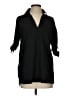 Foxcroft Black 3/4 Sleeve Button-Down Shirt Size 4 - photo 1