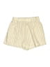 Unbranded 100% Polyester Stripes Ivory Shorts Size M - photo 1