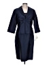 Adrianna Papell 100% Silk Blue Cocktail Dress Size 12 - photo 1