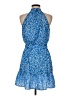 Unbranded Paisley Blue Cocktail Dress Size M - photo 2
