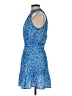 Unbranded Paisley Blue Cocktail Dress Size M - photo 5