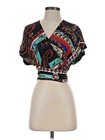 Alice + Olivia Short Sleeve Blouse (view 1)