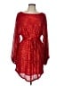 Vine & Love 100% Polyester Red Cocktail Dress Size L - photo 1