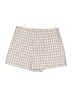 Zara Checkered-gingham Purple Shorts Size S - photo 2